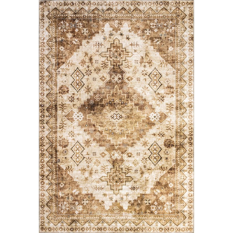 Jessamine Geometric Machine Washable Area Rug