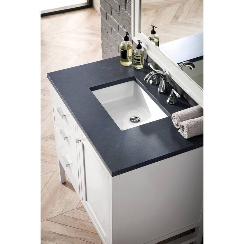 James Martin Vanities Addison 36" Single Basin Hardwood Vanity Set