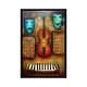 preview thumbnail 4 of 7, iCanvas "Theater And Music" by David Martiashvili Framed Charcoal - 26x18