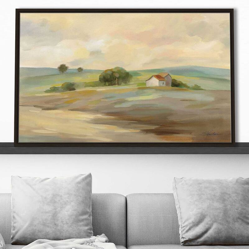 "Path to the Farm" Print on Floating Canvas