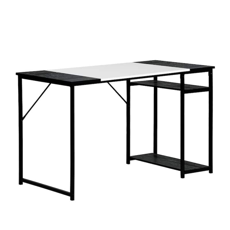 HomyLin Writing Table Home Office Desk Computer Desk for Study Working