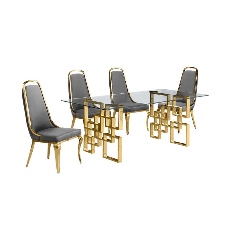Best Quality Furniture Small Glass Table Dining Sets