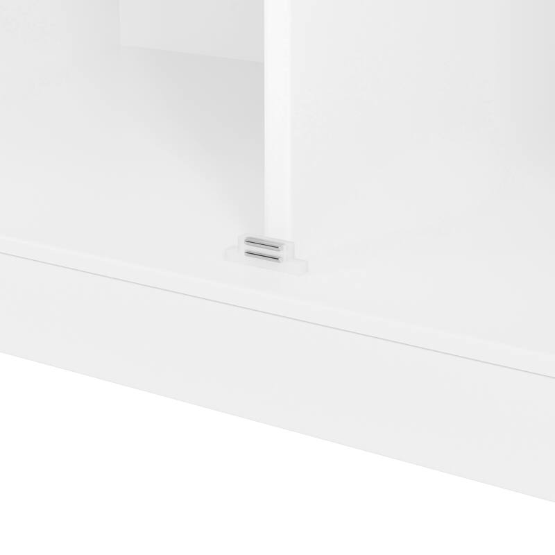 Modern Large Kitchen Pantry Cabinet, Wood Storage Cupboard with 2 Drawers, Adjustable Shelves & 8 Door Storage Shelves