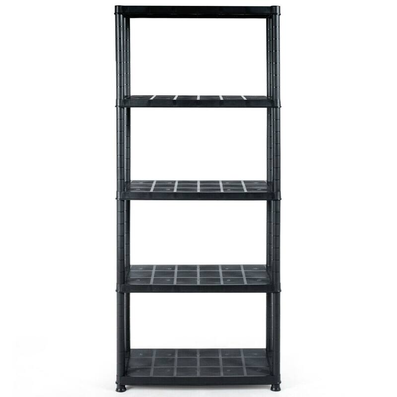 Multi-Tier Open Shelf Rack with Heavy Duty Load Capacity for Home - 33.5"L X 16"W X 73"H