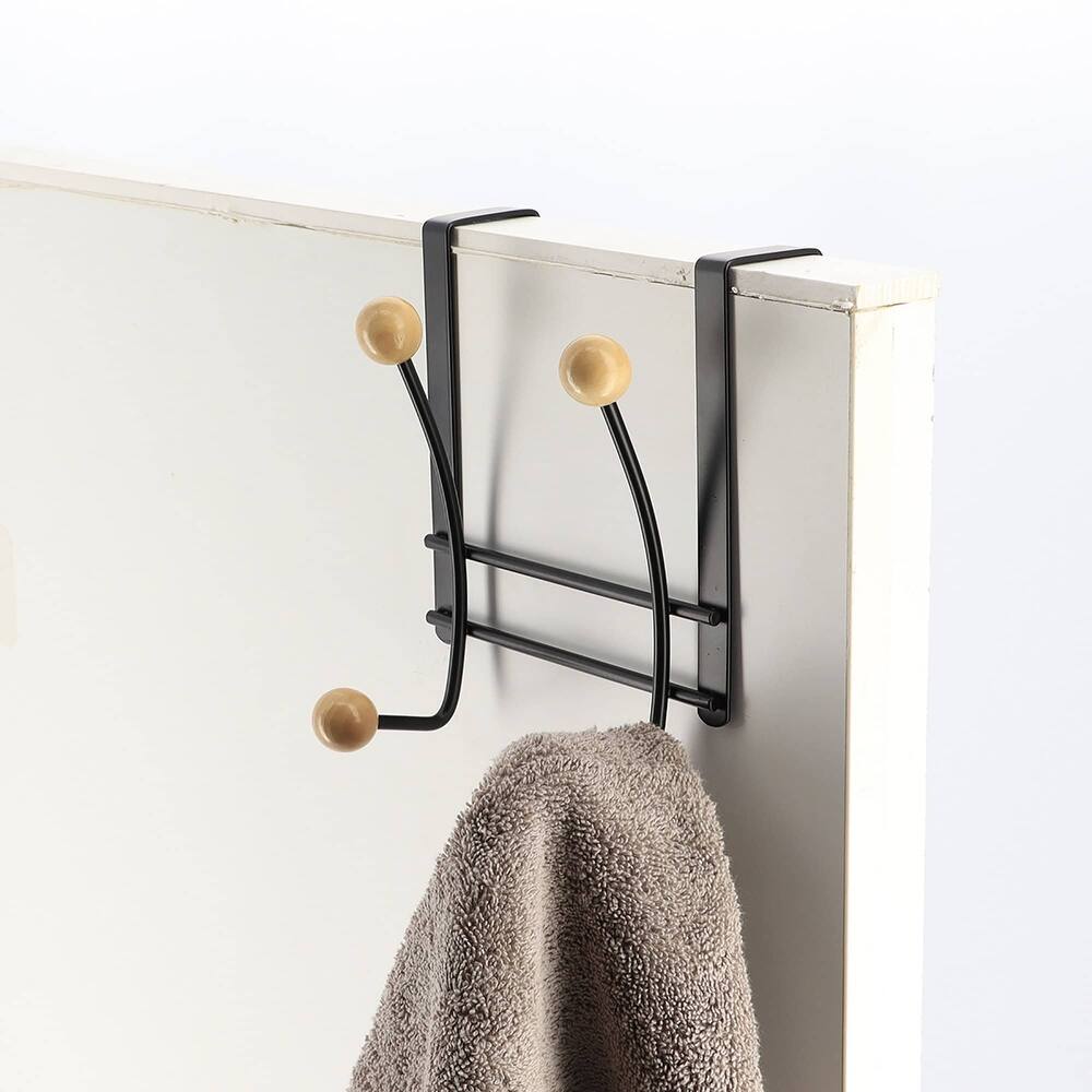 Over The Door Hook Rack with 4 Ball Ends