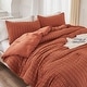 preview thumbnail 33 of 33, 3 Pieces Lightweight Summer Seersucker Bedding Comforters Sets