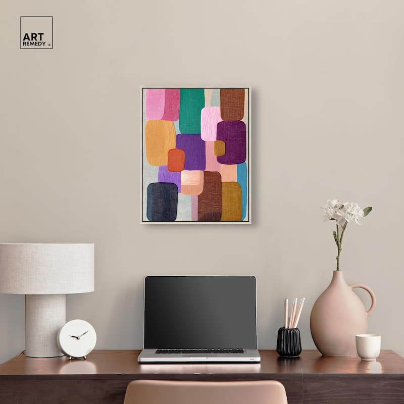 Color Block Cadence I Canvas by Art Remedy