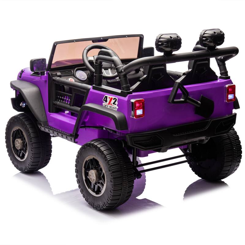 24V Ride-On Truck for Kids with Dual 200W Motors, Remote Control, Bluetooth & LED Lights