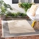 preview thumbnail 5 of 89, SAFAVIEH Courtyard Sherrie Border Indoor/ Outdoor Waterproof Patio Backyard Rug 2'7" x 5' - Grey/Cream
