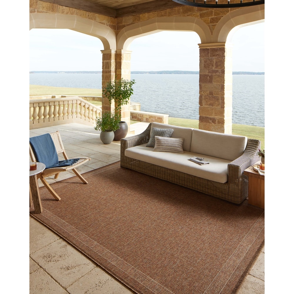 Alexander Home Hampton Natural Indoor/Outdoor Area Rug