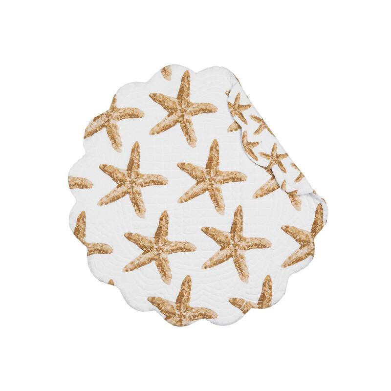 Sandbridge Stars Round Placemat Set of 6 - Set of 6
