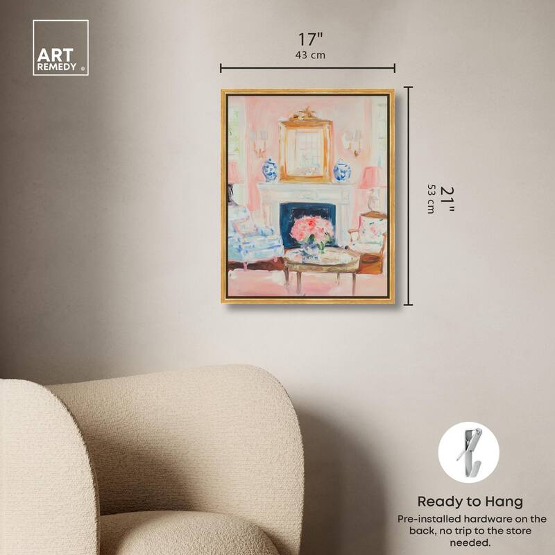 Softly Painted Space Canvas by Art Remedy