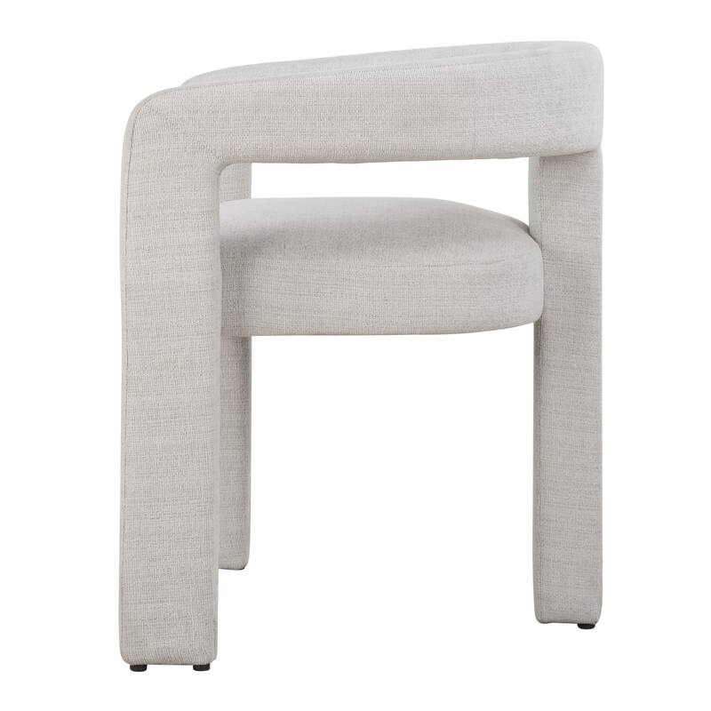 Upholstered Dining Chair - 28" - Cream