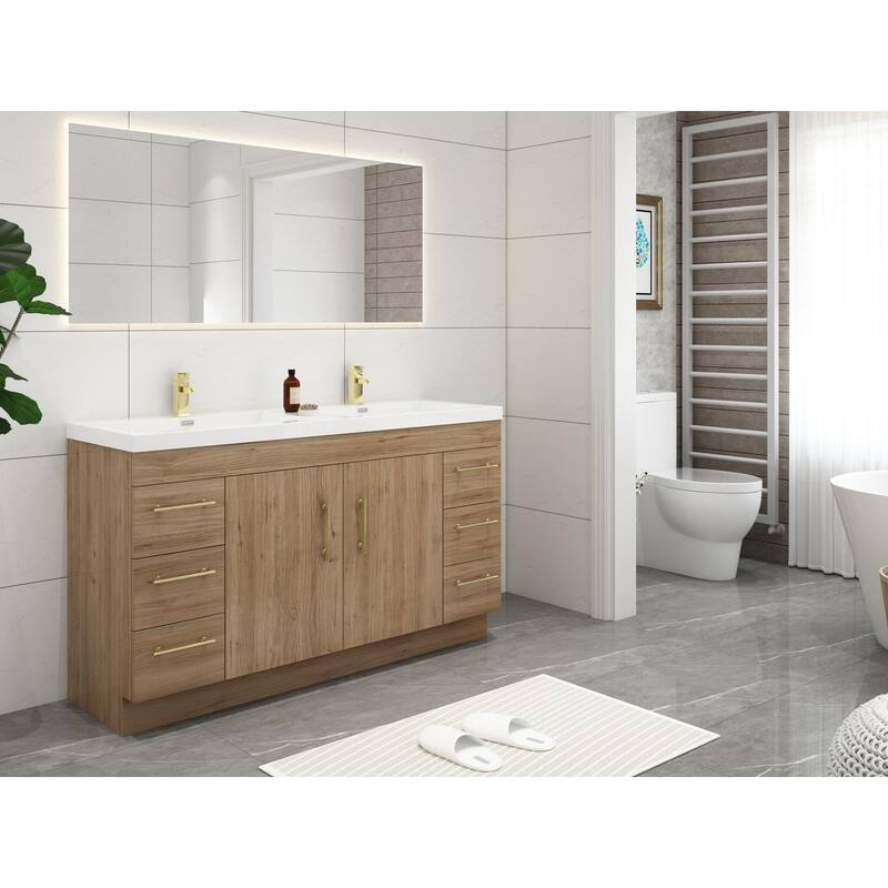 Eliza 60'' Freestanding Vanity with Double Sink