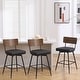 preview thumbnail 49 of 136, 26"/29" Faux Leather Swivel Counter/Bar Stools Set of 2/3