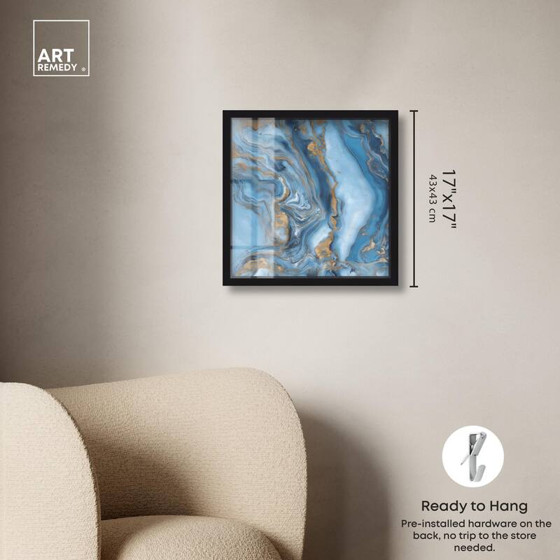 River Gold Shadowbox by Art Remedy