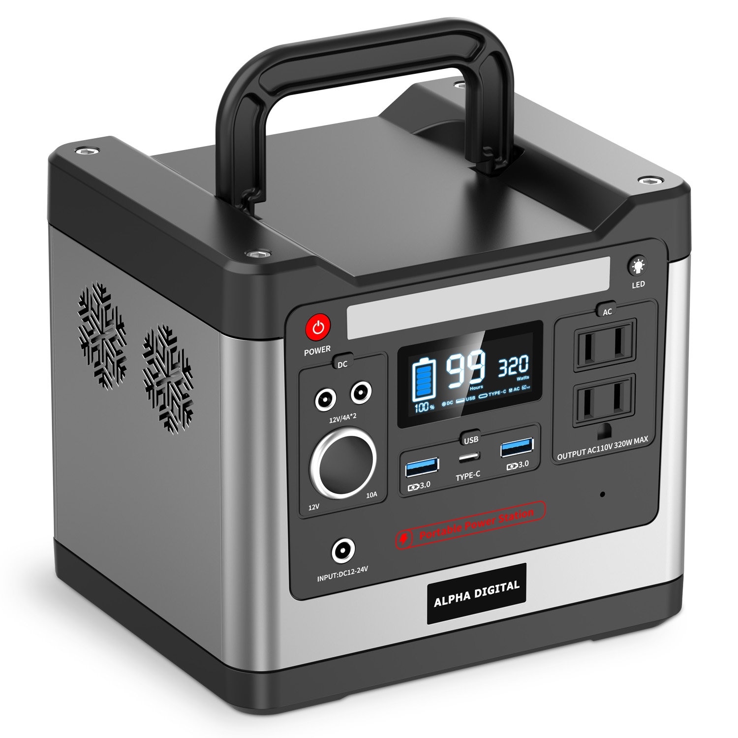 Alpha Digital MT-CN320 320w Portable Power Station