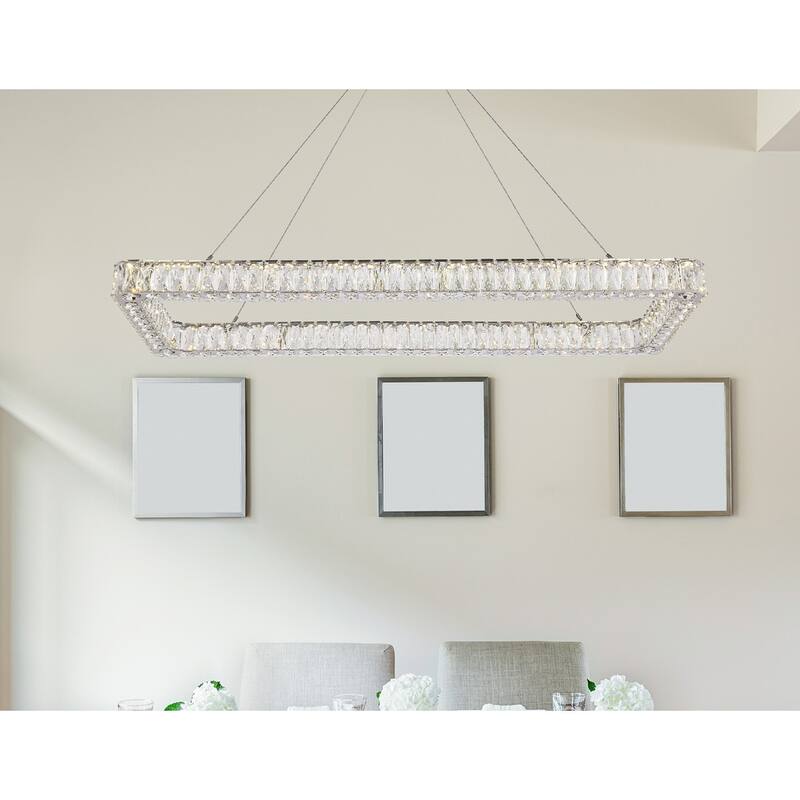 Indigo Home 50 inch LED Single rectangle pendant