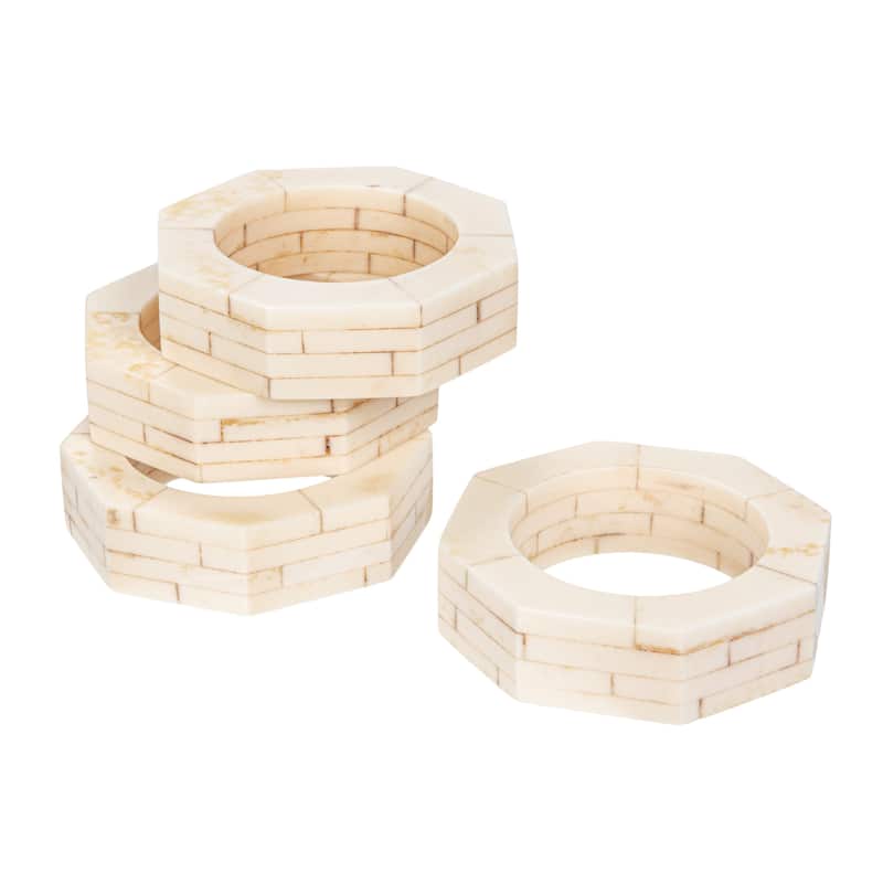 Resin Napkin Rings - 2.3"L x 0.5"W x 2.3"H