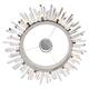 12 Light Chandelier with Polished Nickle finish.