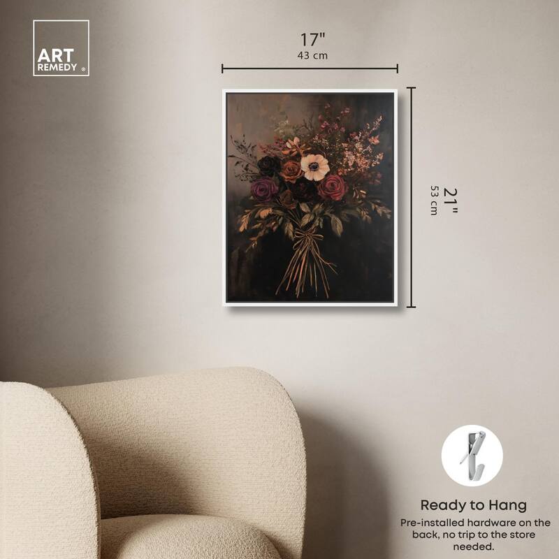 Smoldering Bouquet II Canvas by Art Remedy
