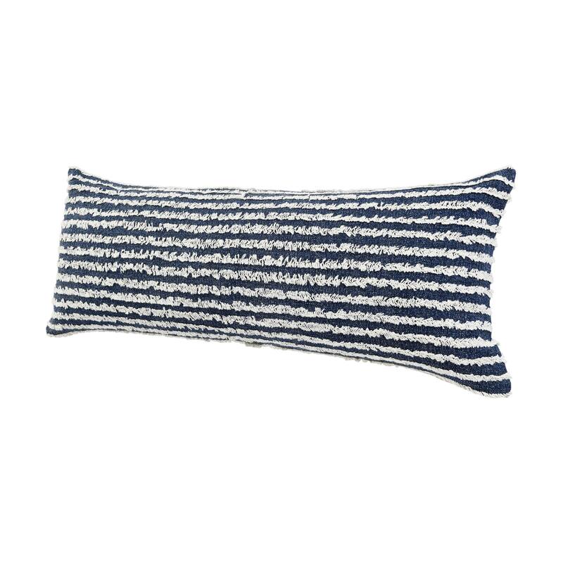 Sevita Ensign Blue Wispy Ways Throw Pillow