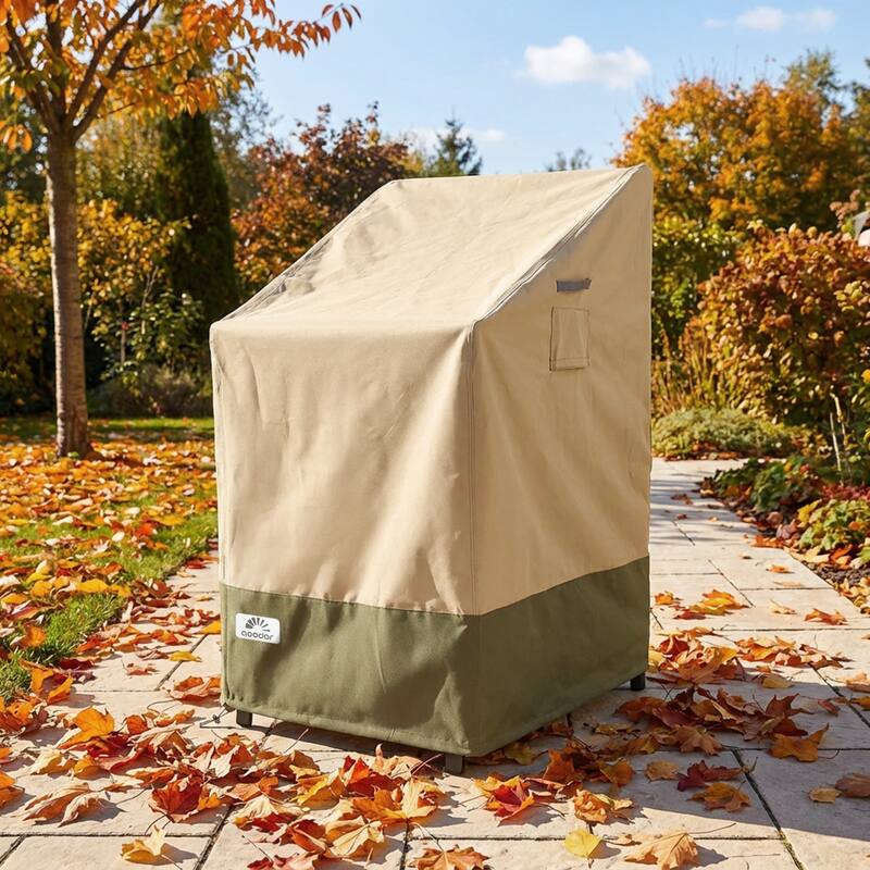 Aoodor Heavy Duty Patio Chair Cover with Air Vents for Stackable Dining Chairs/ Rocking Chair/ Outdoor Swivel