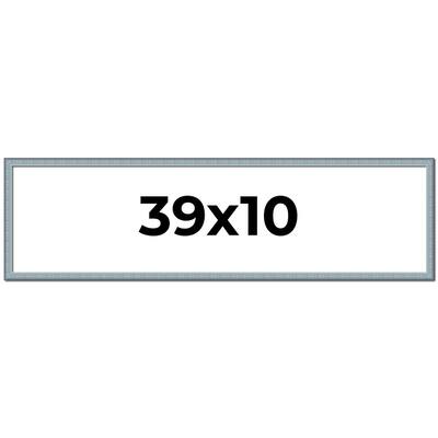 39x10 Frame Rustic Sky Blue Solid Wood Picture Frame | 0.75 Inch