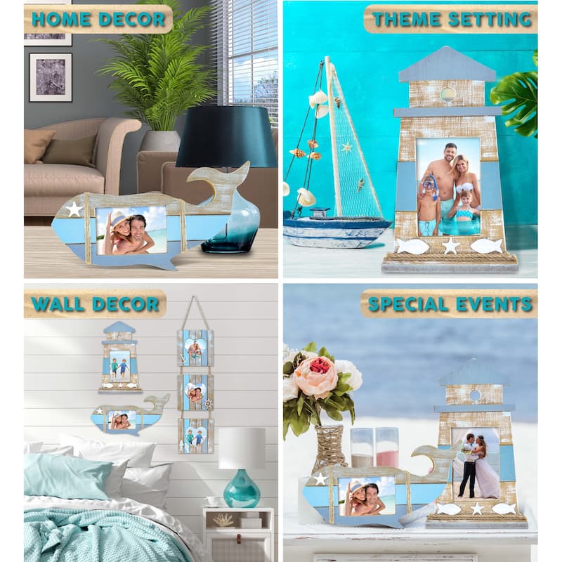 CoTa Global Nautical Photo Frames Collection - 3 Pieces