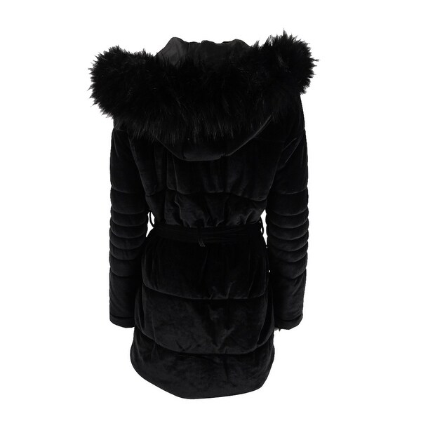 michael kors velvet puffer jacket