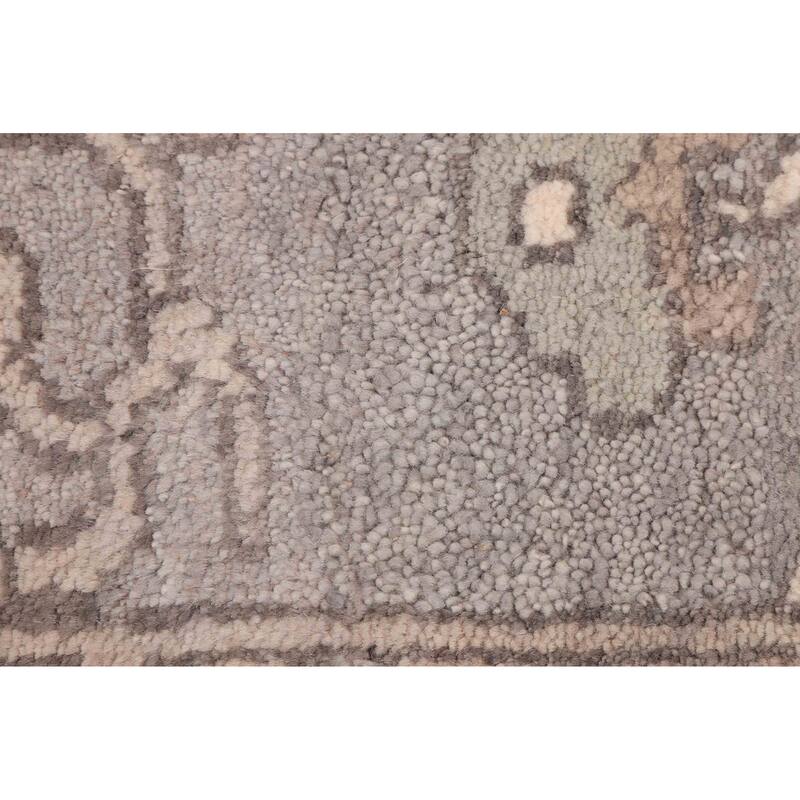 ECARPETGALLERY Hand-knotted Jules Serapi Dark Grey Wool Rug - 8'0 x 10'1