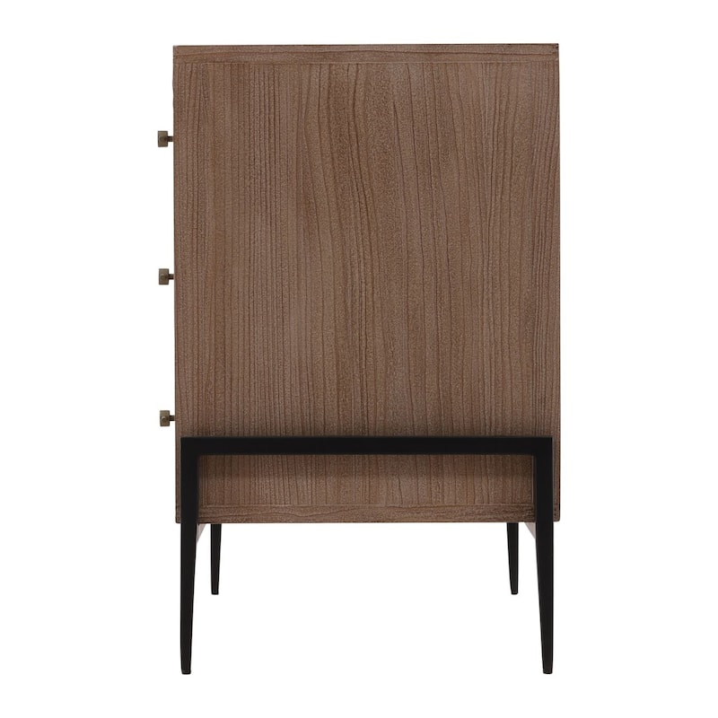 Furniture Classics Pine and Iron Six-drawer Chest