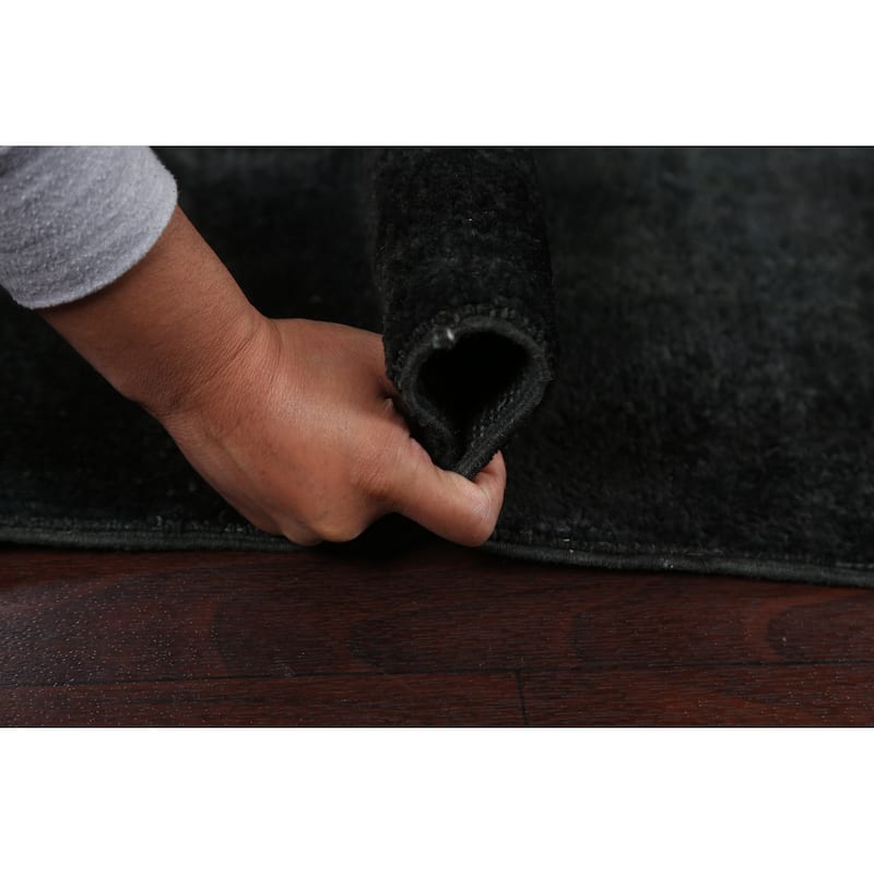 Contemporary Gabbeh Kashkoli Wool Area Rug Hand-knotted Office Carpet - 3'11" x 6'0"