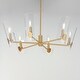 preview thumbnail 3 of 5, Maxim 32356CL Armory 6 Light 29" Wide Taper Candle Style Chandelier