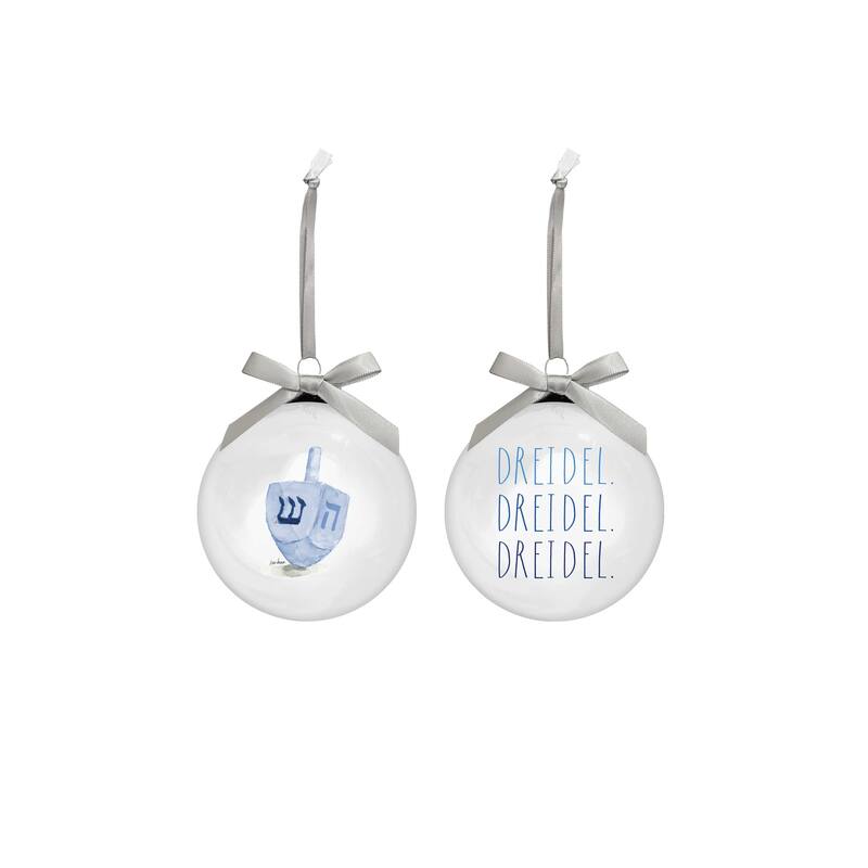 Rae Dunn Set of 2 HANUKKAH Ornaments