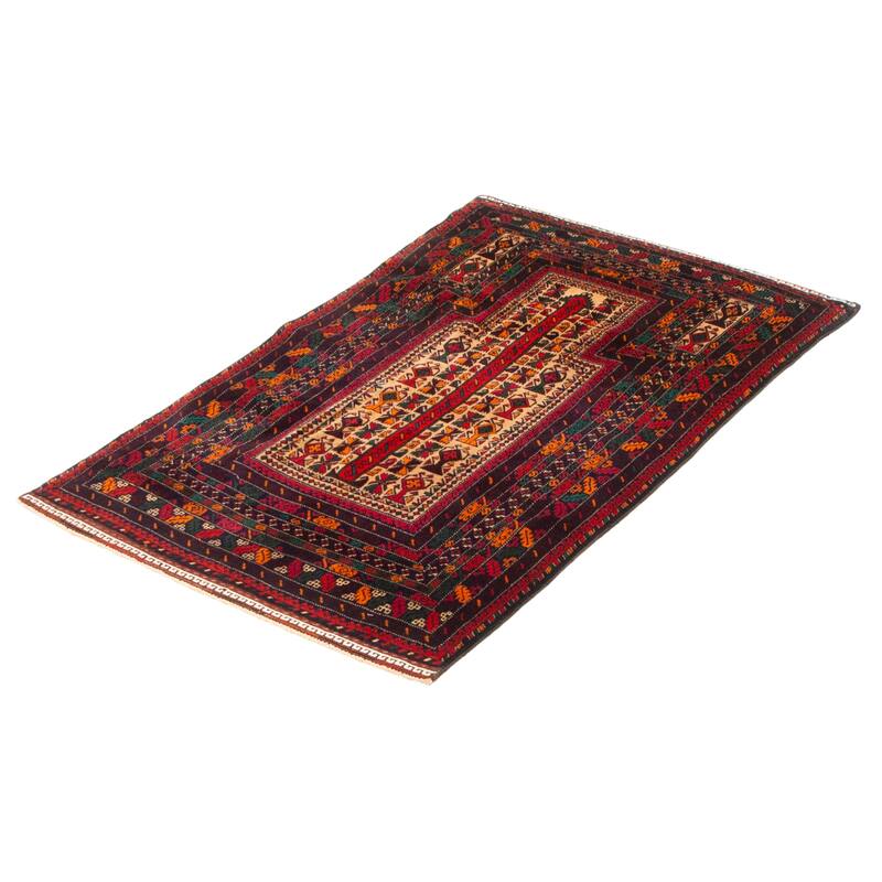 Teimani Beige Rug 3'0" x 5'0" - 3'0 x 5'0