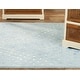preview thumbnail 11 of 43, SAFAVIEH Soho Liese Hand-tufted Graphic Area Rug 3'6" x 5'6" - Light Blue