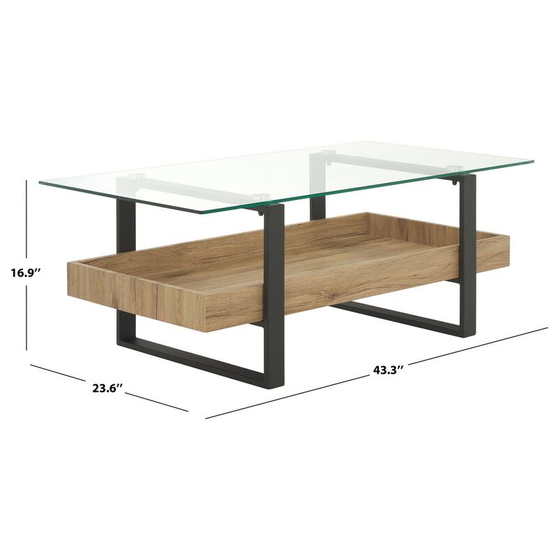 SAFAVIEH Home Auberon Coffee Table - 43"W x 24"D x 24"H