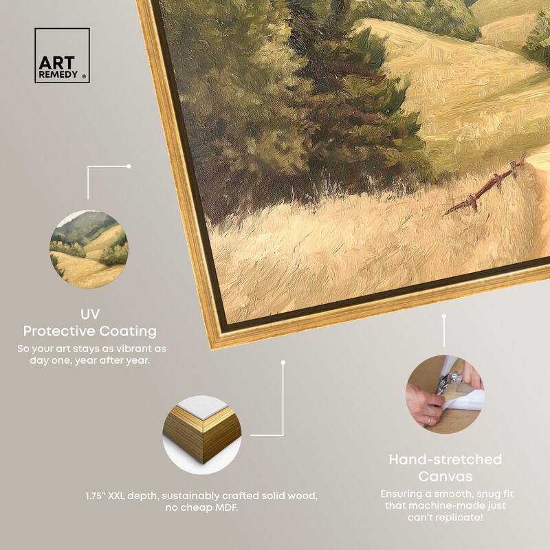 Summer Fields Canvas by Art Remedy