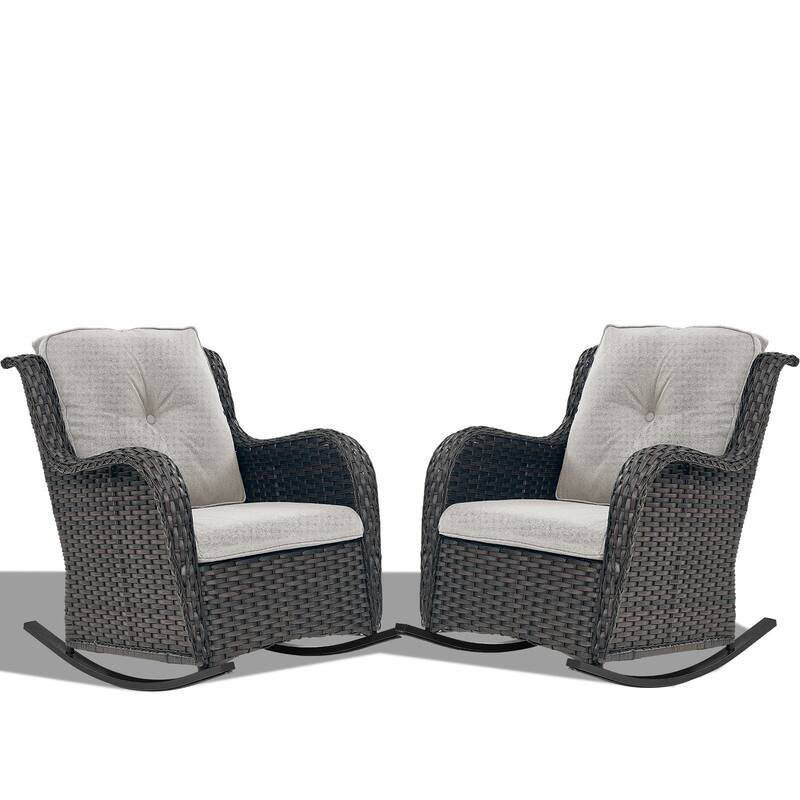 Outdoor Rocking Chair Rattan Rocker Chairs