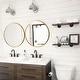 preview thumbnail 9 of 26, Contemporary Round Wall-Mounted Wall Mirror