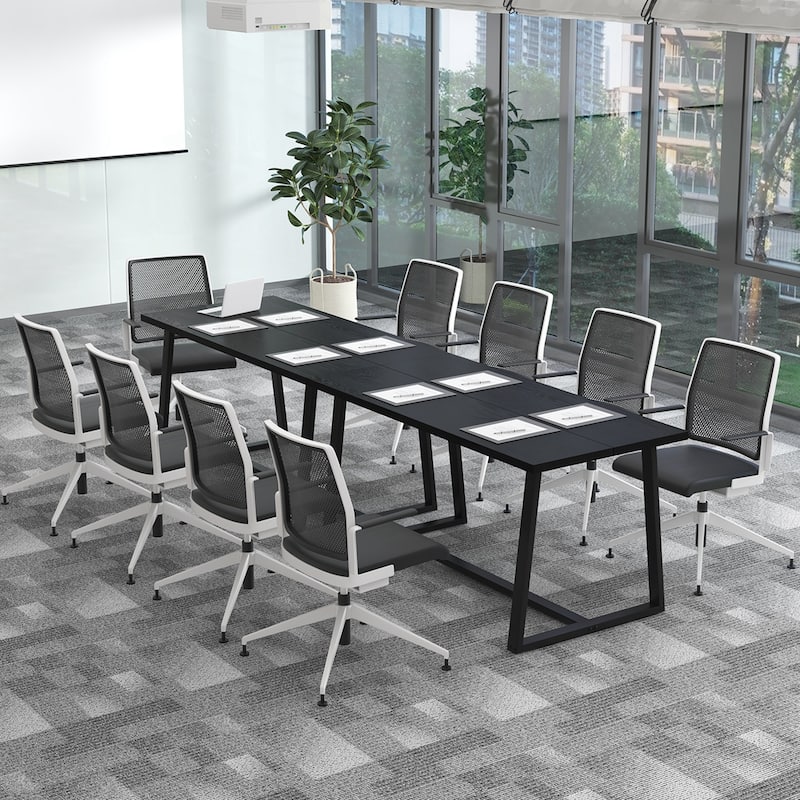 Costway 63" Large Dining Table for 4-6 People with Heavy-duty Metal - See Details