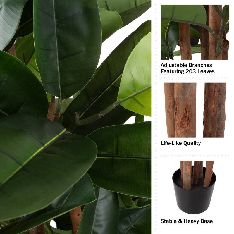 Artificial Potted Faux Floor Plant Greenery