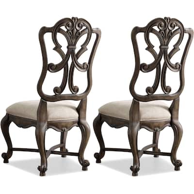 Hooker Furniture 5070-75411-SINGLE 46" Tall Fabric Dining Chair from
