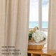 preview thumbnail 29 of 37, Cotton Blend Light Filtering Textured Back Tab/Rod Pocket Curtain Pair (Set of 2)