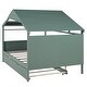 preview thumbnail 43 of 89, Skylight House Kids Bed Frame with Trundle Bed
