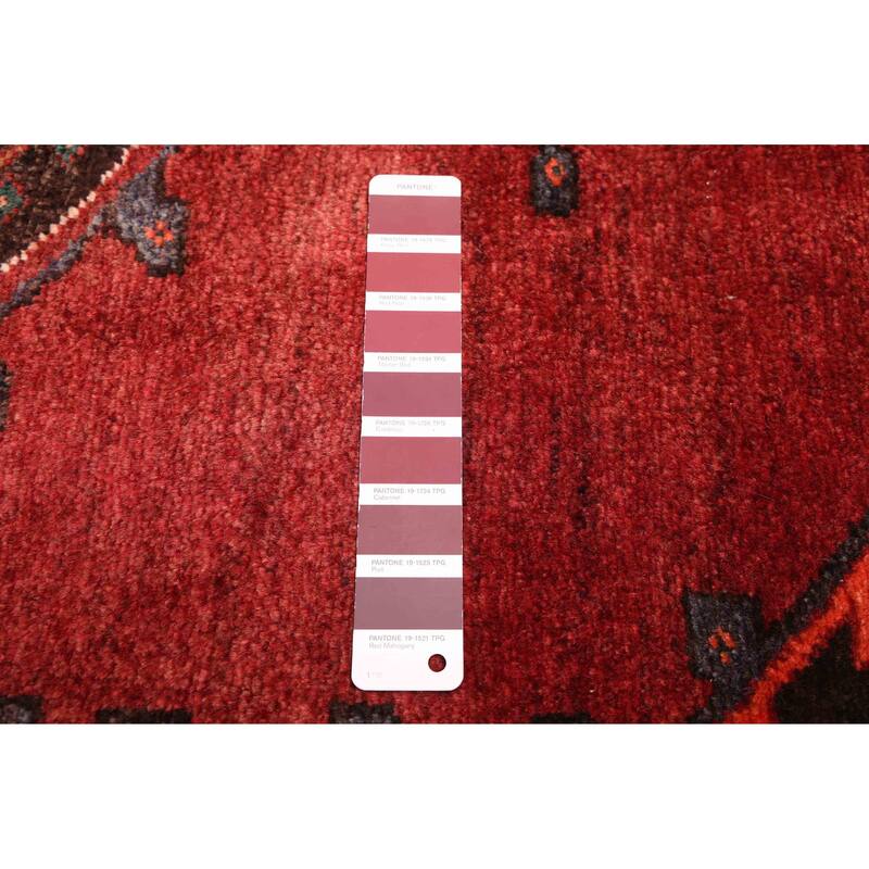 ECARPETGALLERY Hand-knotted Konya Anatolian Dark Red Wool Rug - 4'5 x 7'1