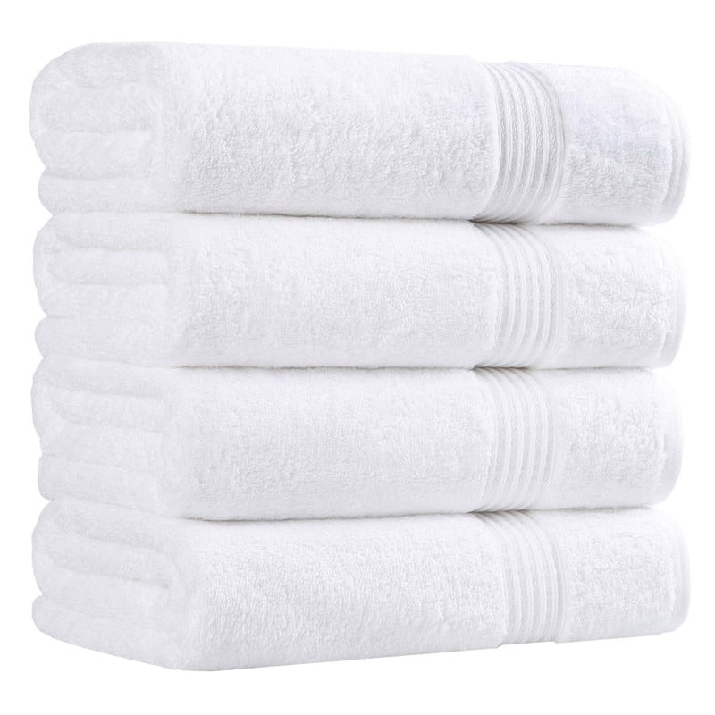Superior Heritage Egyptian Cotton Absorbent Bath Towel Set of 4