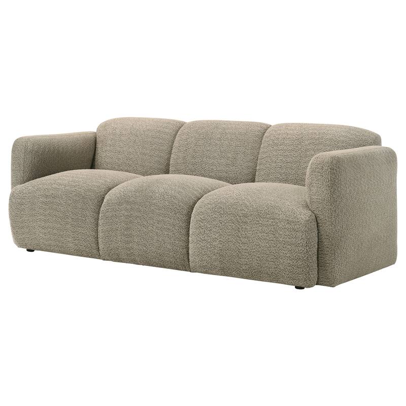 Dorset Fabric Upholstered Round Track Arm Sofa - 82" x 36.75" x 29.25"
