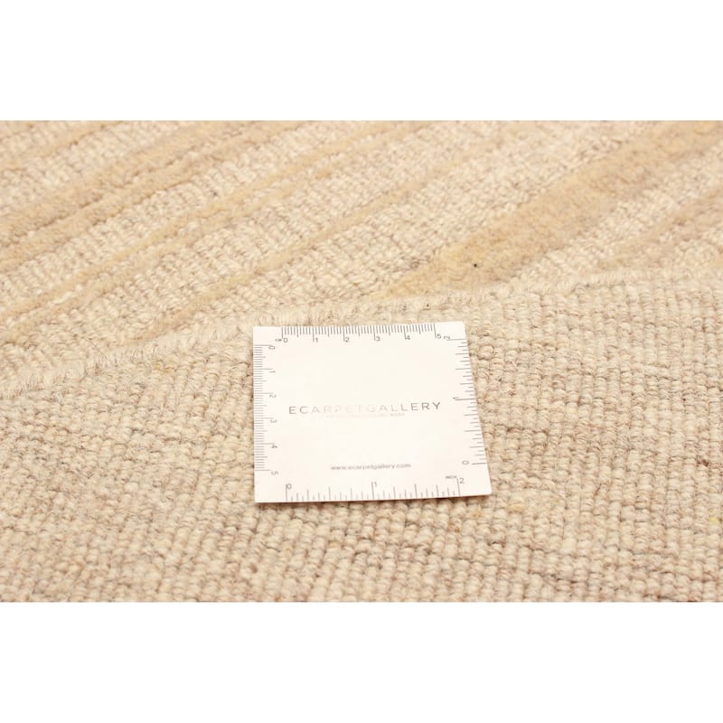 Kashkuli Gabbeh Tan Rug 4'0" x 4'0" - 4'0 x 4'0